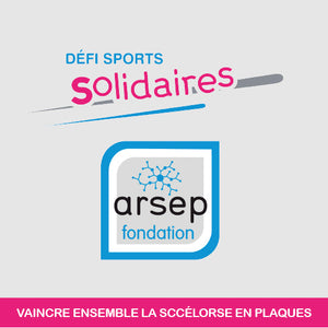 Play Yoga un projet engagé. Play Yoga reverse 0,50€ par commande à l'association Défi Sport Solidaire, ainsi qu’a la fondation ARSEP et la recherche pour la sclérose en plaque.